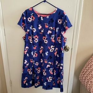 Blue Floral Dress
